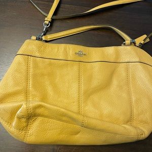 Mustard Yellow Coach purse